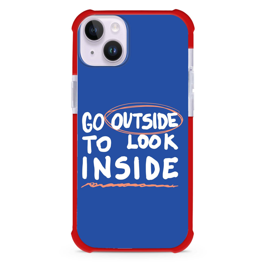 Go Outside to Look INSIDE iPhone 15 Plus Magsafe 兼容超強防摔保護殼