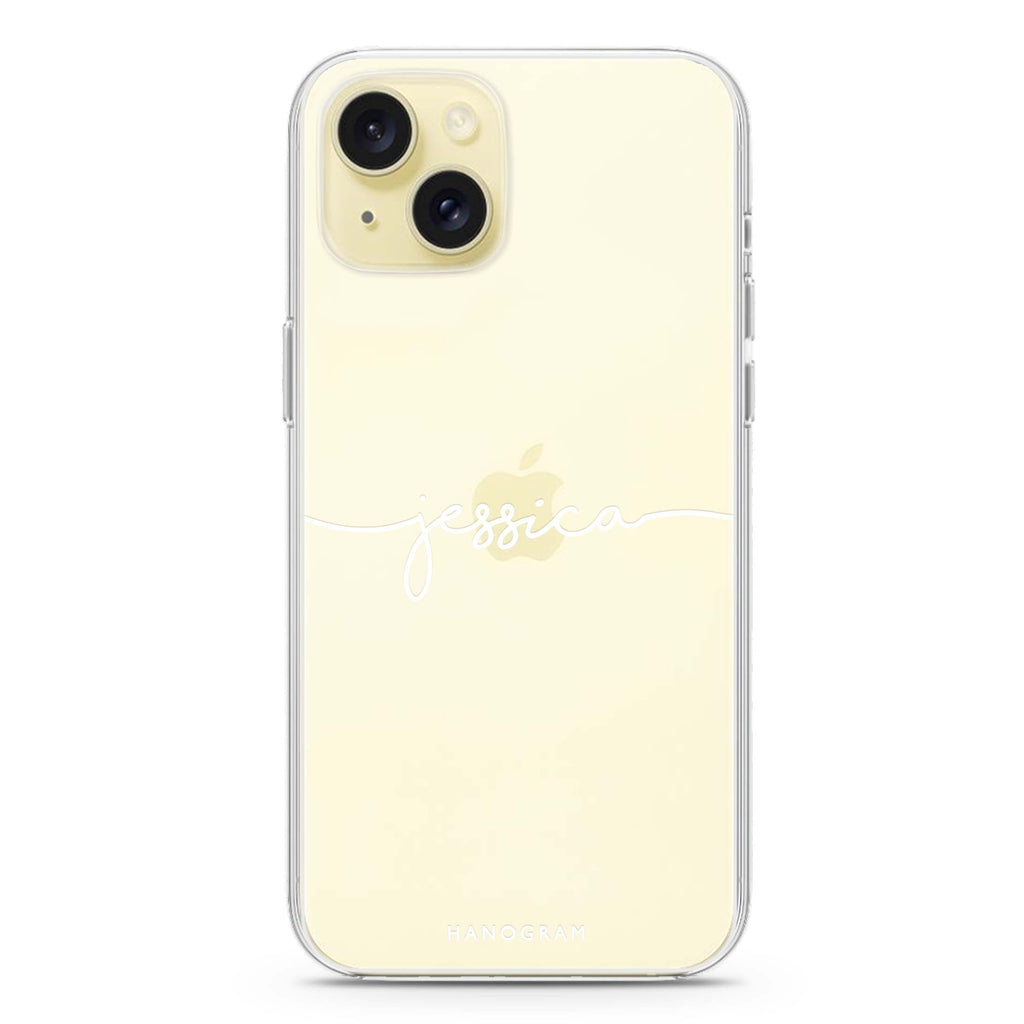 Handwritten iPhone 15 水晶透明保護殼