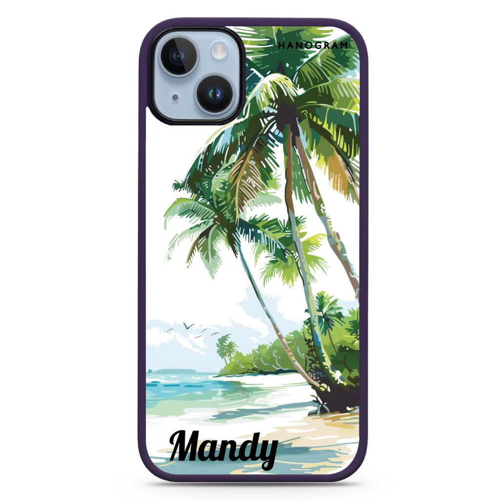 Tropical Tranquility iPhone 15 Plus 防衝擊保護殼