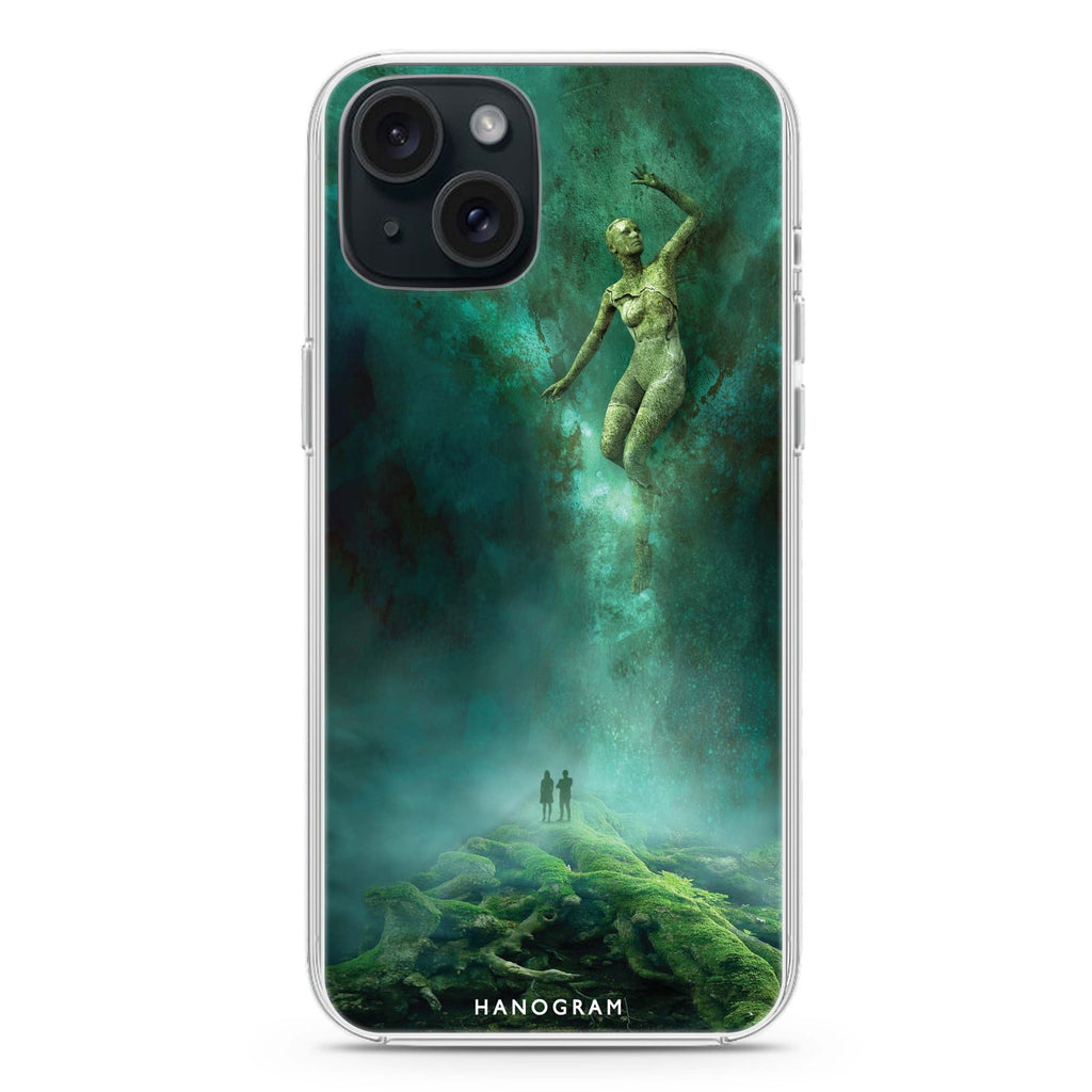 Galaxy Grace iPhone 15 Plus Magsafe 兼容水晶透明保護殼