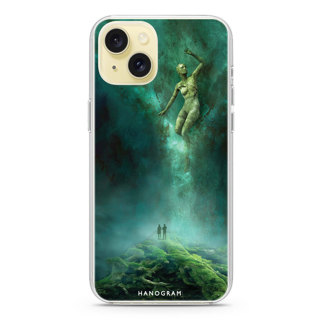 Galaxy Grace iPhone 15 Magsafe 兼容水晶透明保護殼