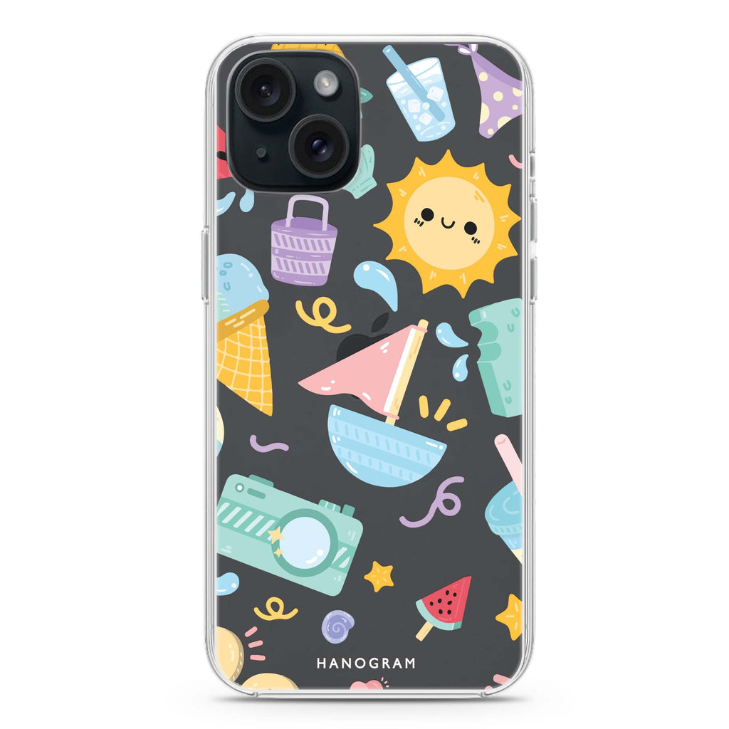 Adorable Aesthetics iPhone 15 plus 水晶透明保護殼
