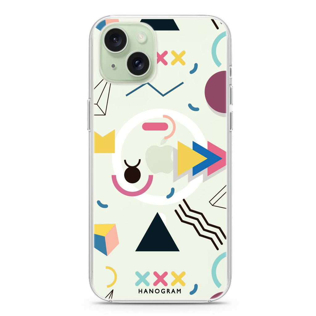 Illusion Inspirations iPhone 15 Magsafe 兼容水晶透明保護殼