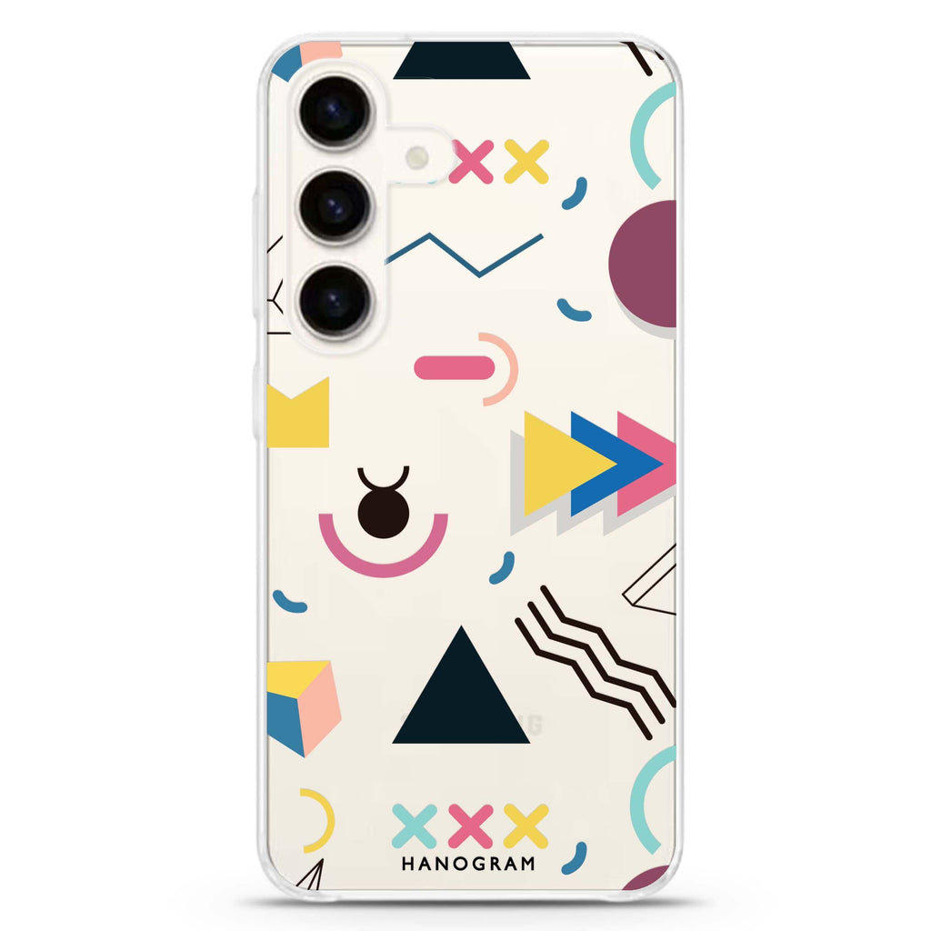 Illusion Inspirations Samsung Galaxy S26/S25/S24 水晶透明保護殼正面展示