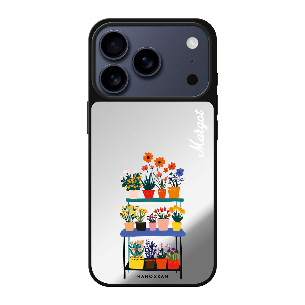 Petal Pop 款式1 花卉 iPhone 17 Pro Max 鏡面手機殼主圖
