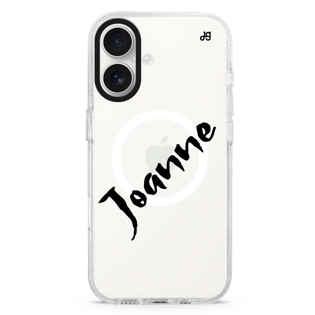 Spooky Custom Charm Magsafe 兼容水晶透明保護殼