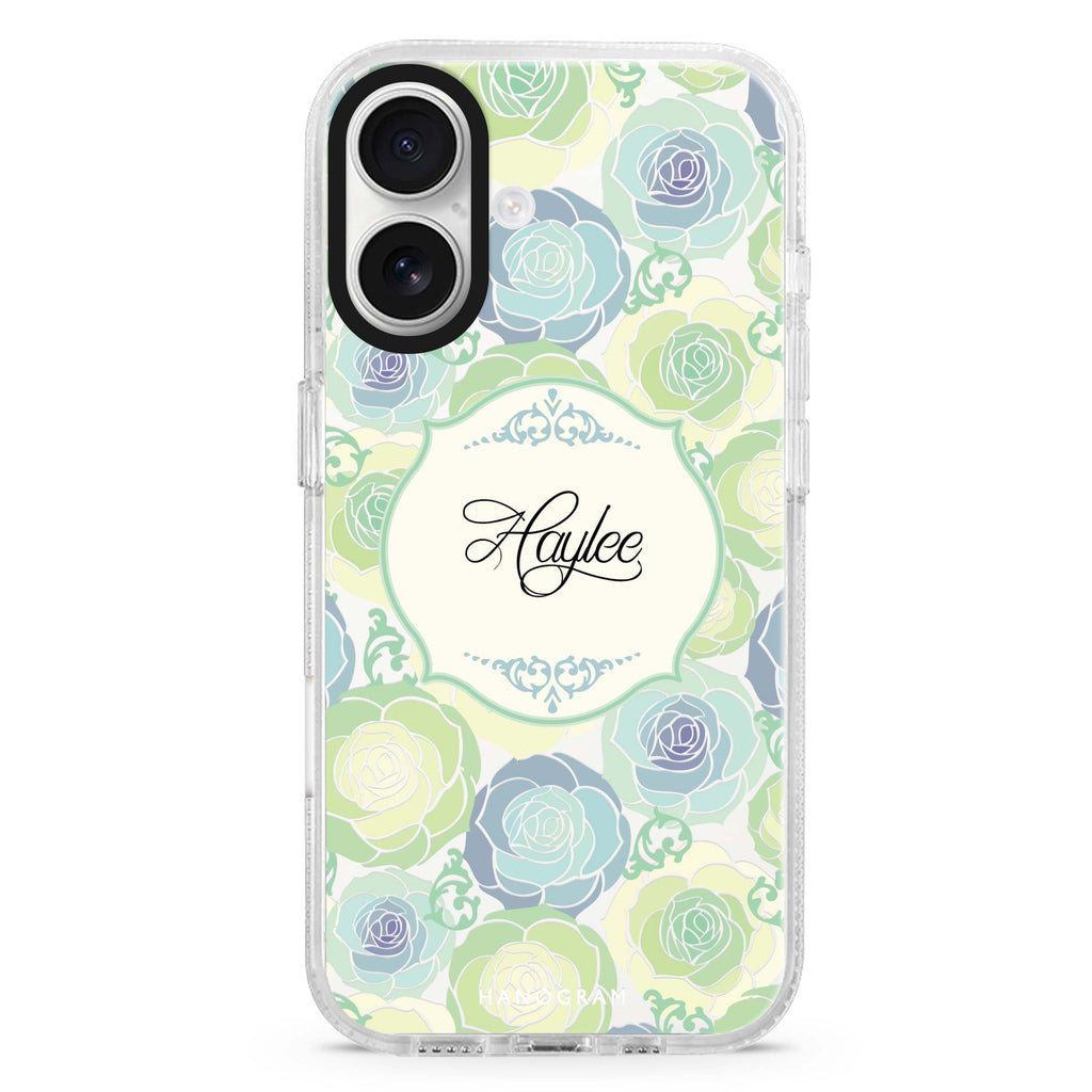 Art of Rose I Magsafe 兼容水晶透明保護殼
