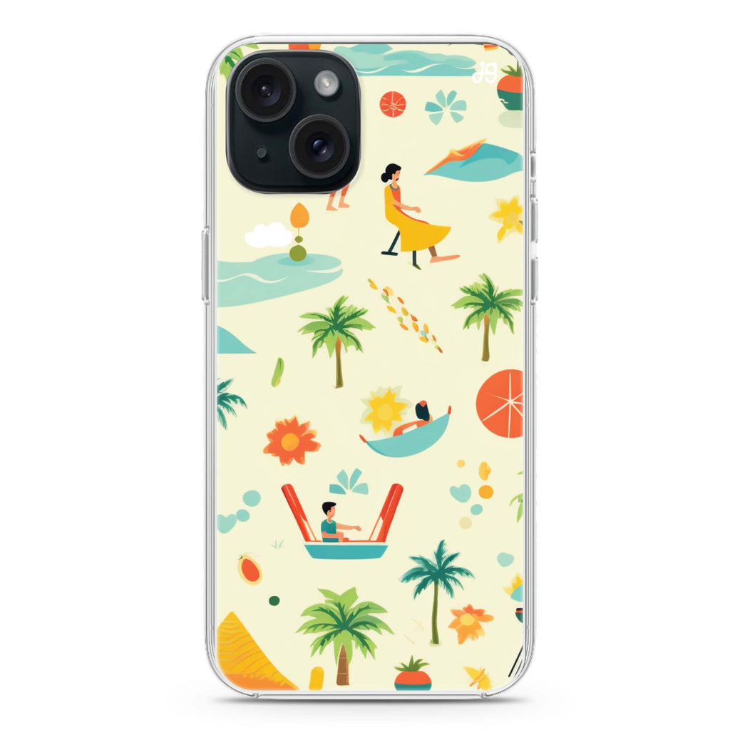 Joyful Play iPhone 15 水晶透明保護殼
