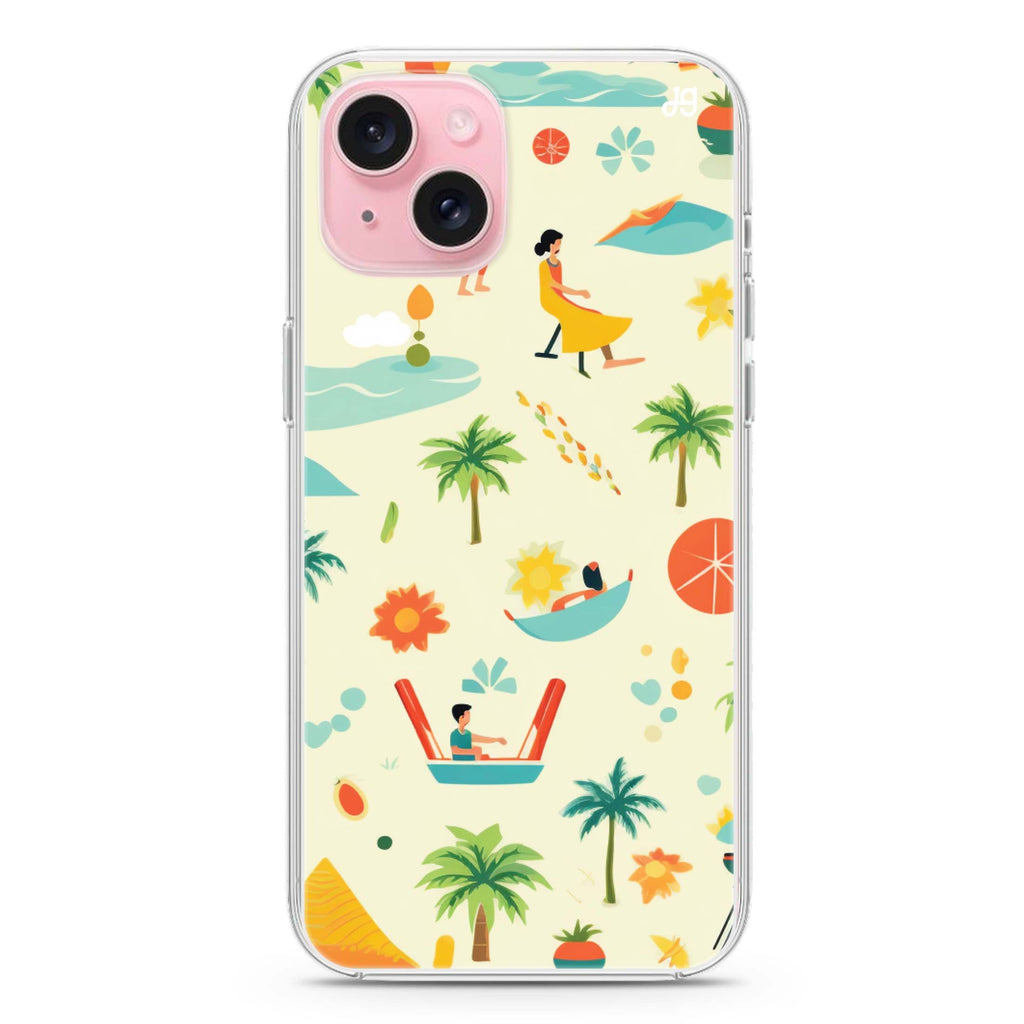 Joyful Play iPhone 15 Plus Magsafe 兼容水晶透明保護殼