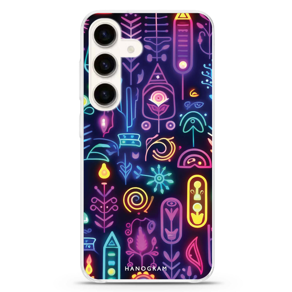 Electric Shine Samsung Galaxy S26/S25/S24 水晶透明保護殼正面展示