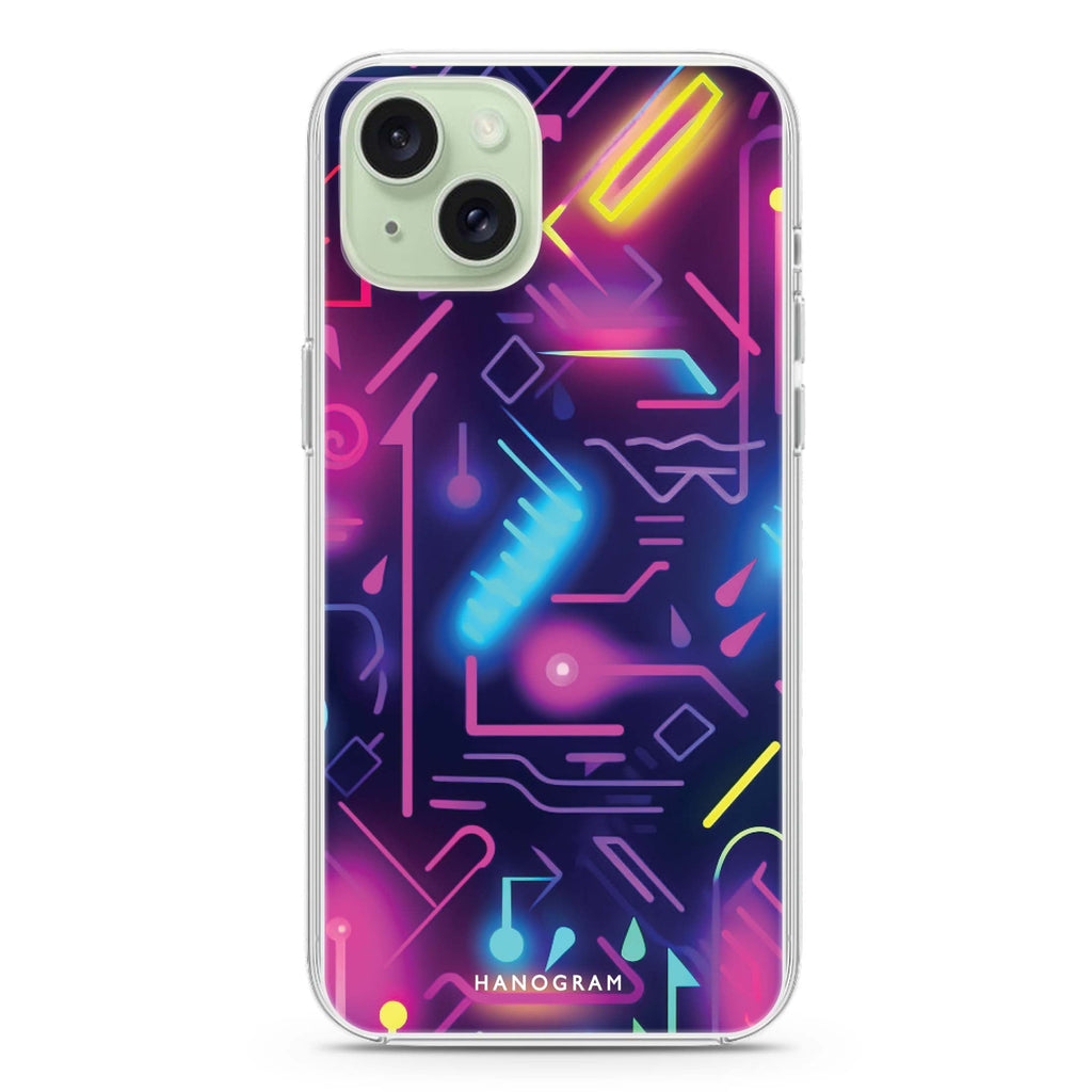 Vibrant Rays iPhone 15 Magsafe 兼容水晶透明保護殼