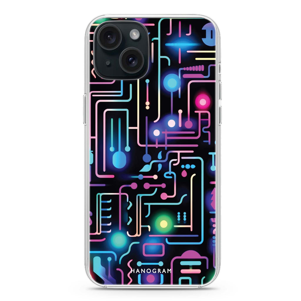 Glow Spectrum iPhone 15 水晶透明保護殼