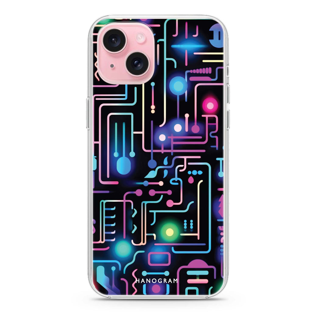 Glow Spectrum iPhone 15 Magsafe 兼容水晶透明保護殼