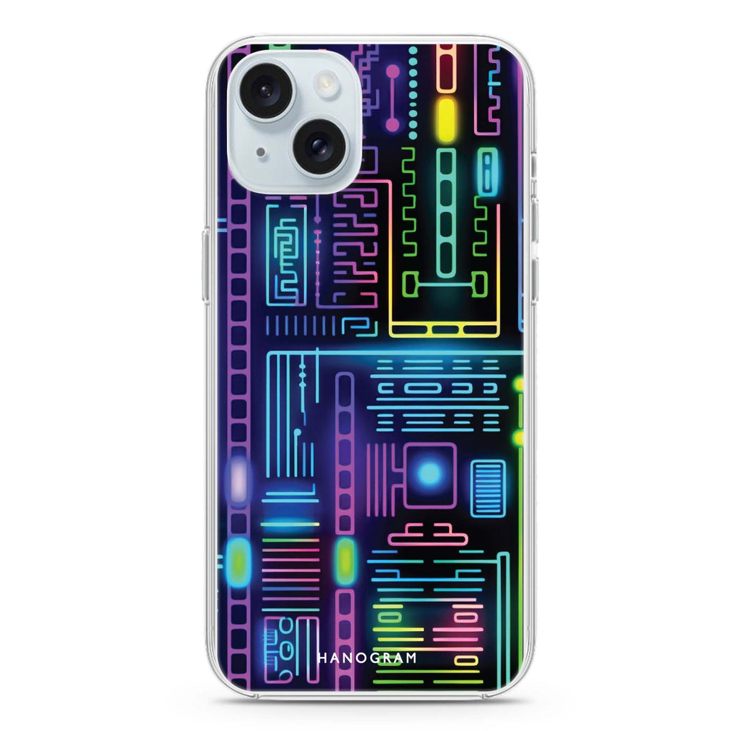 Neon Nova iPhone 15 plus 水晶透明保護殼