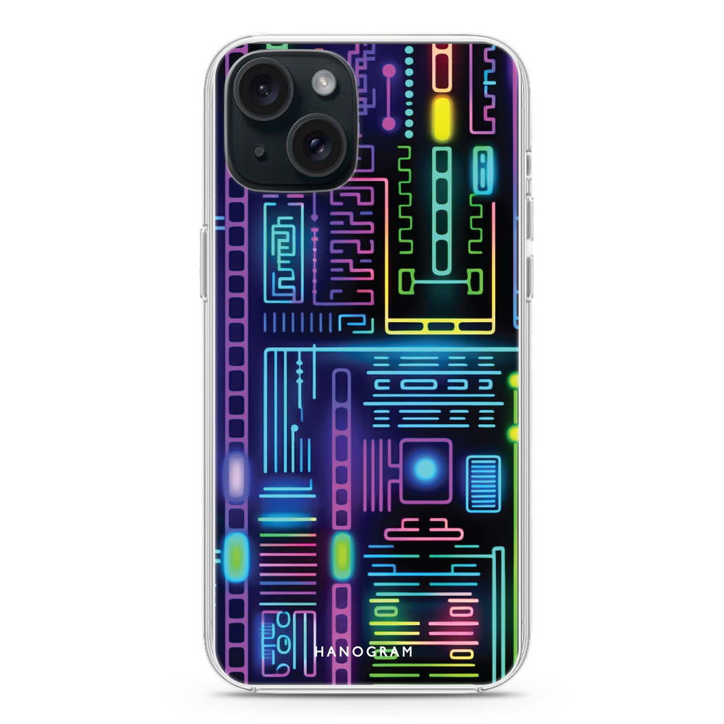Neon Nova iPhone 15 Magsafe 兼容水晶透明保護殼