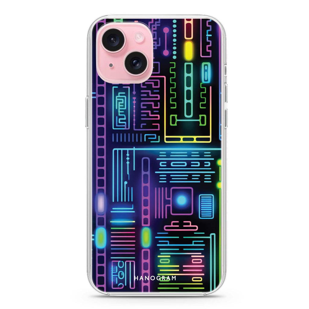 Neon Nova iPhone 15 Plus Magsafe 兼容水晶透明保護殼