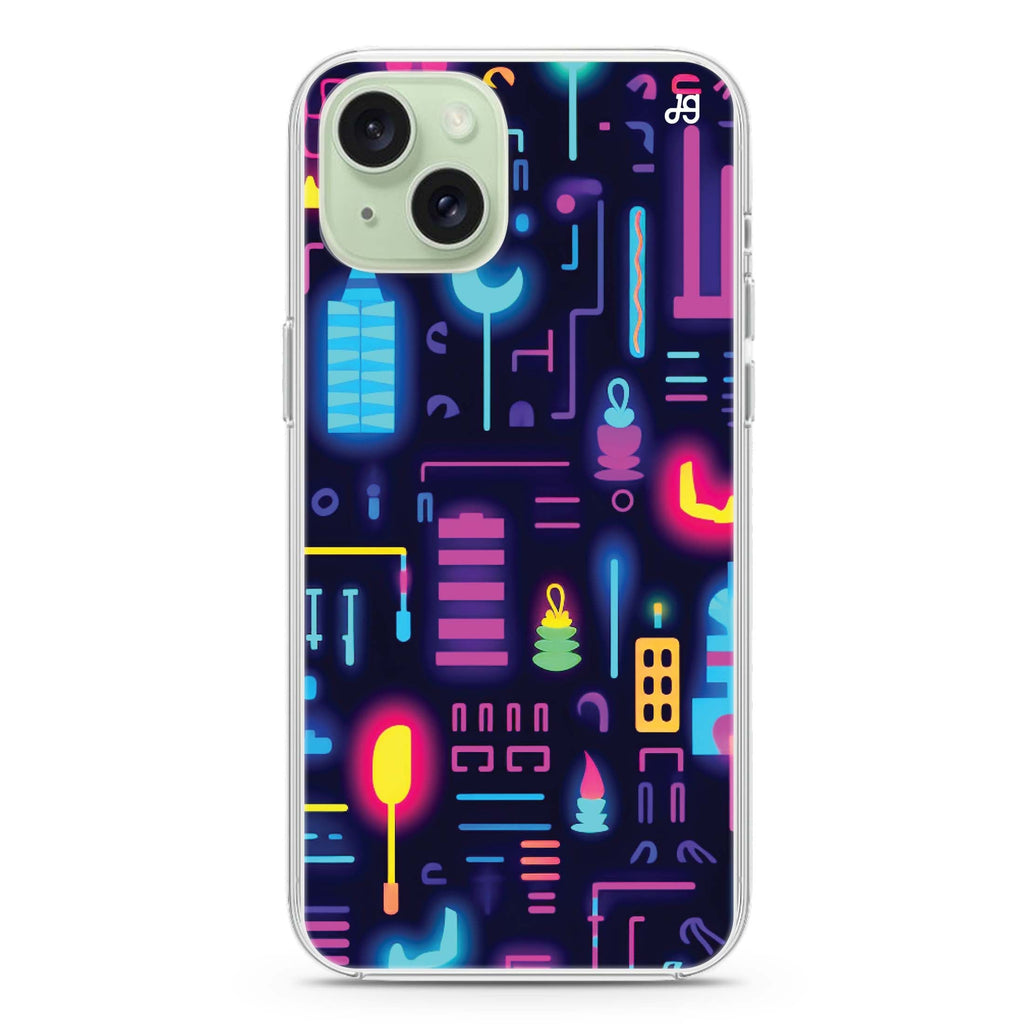 Radiant Pulse iPhone 15 Plus Magsafe 兼容水晶透明保護殼