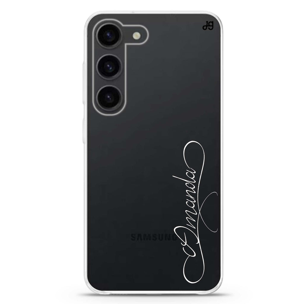 Cursive I Samsung Galaxy 水晶透明保護殼