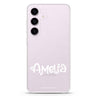 Boo-tiful Name Samsung Galaxy S26/S25/S24 可加名字水晶透明保護殼正面展示
