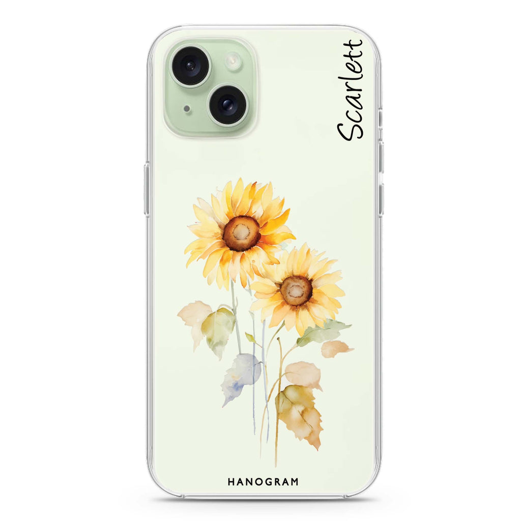 Sunny Blooms iPhone 15 水晶透明保護殼