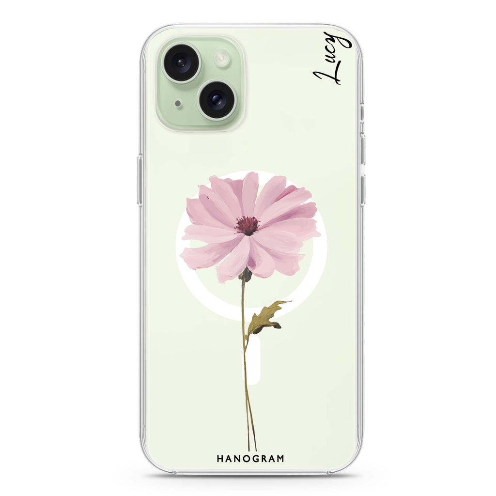 Garden Serenity iPhone 15 Plus Magsafe 兼容水晶透明保護殼