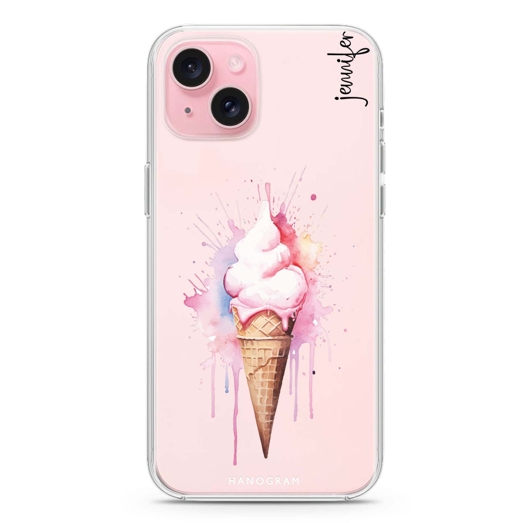 Sweet Swirls iPhone 15 plus 水晶透明保護殼
