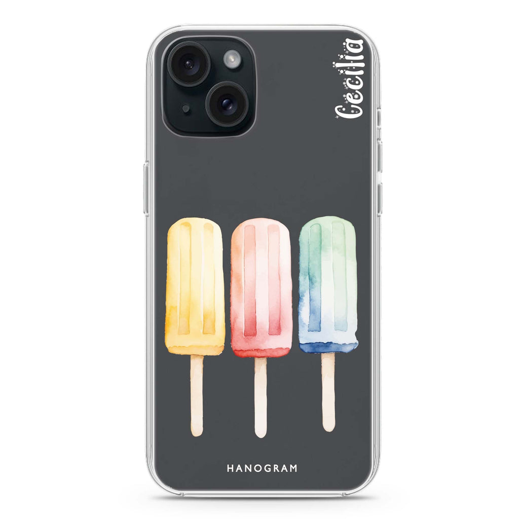 Popsicle Passion iPhone 15 plus 水晶透明保護殼