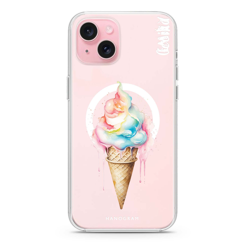 Frozen Bliss iPhone 15 Magsafe 兼容水晶透明保護殼