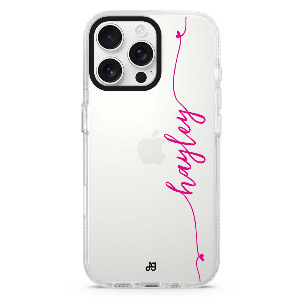 Heart Word iPhone 16 Pro & 16 Pro Max Case - Personalized and Stylish Protection