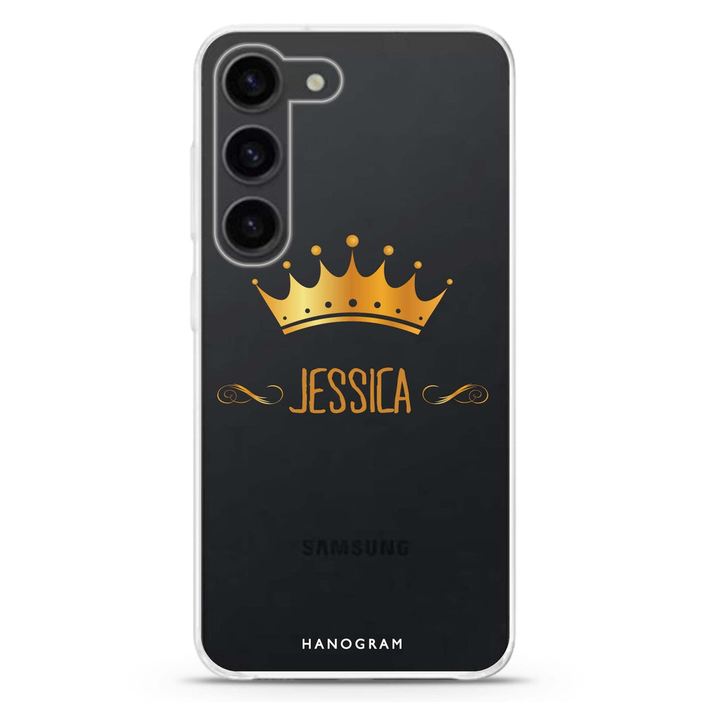 Queen's crown Samsung Galaxy 水晶透明保護殼