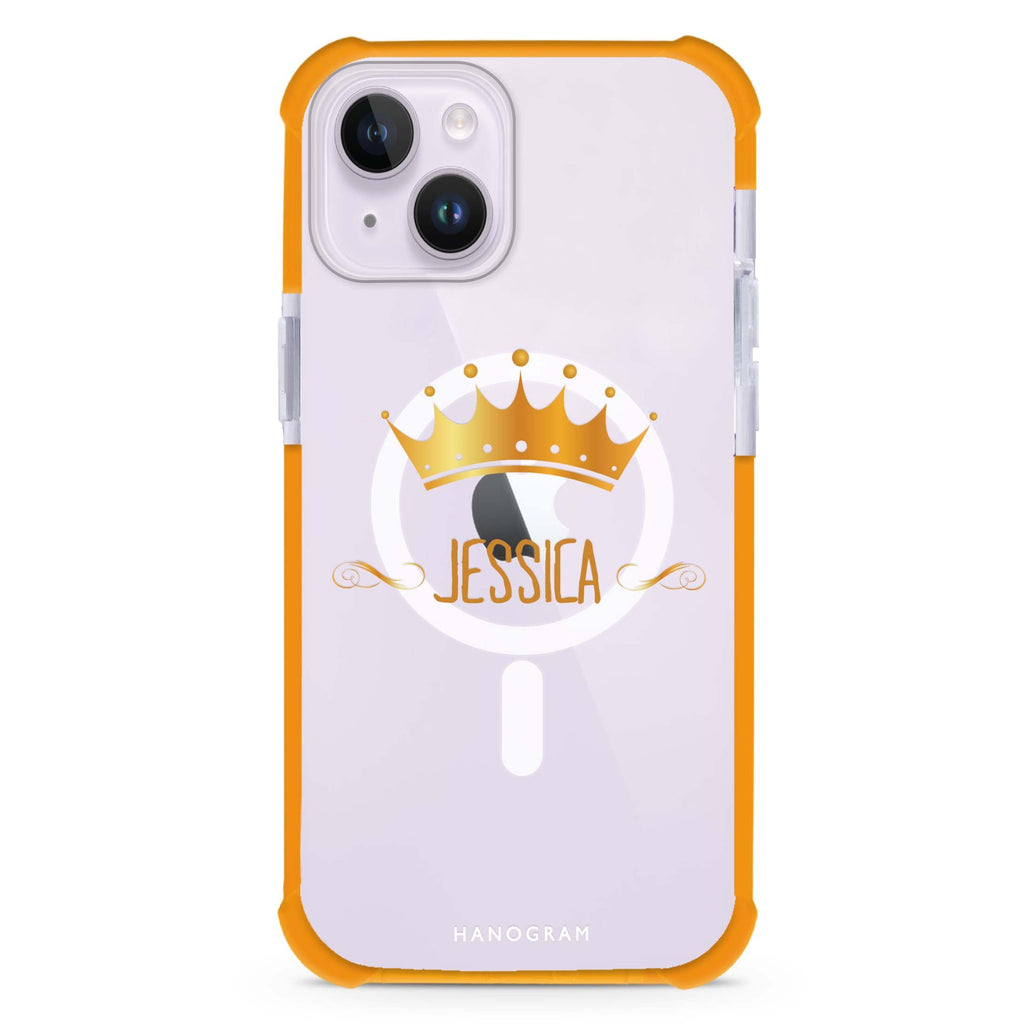 Queen's crown iPhone 15 Plus Magsafe 兼容超強防摔保護殼