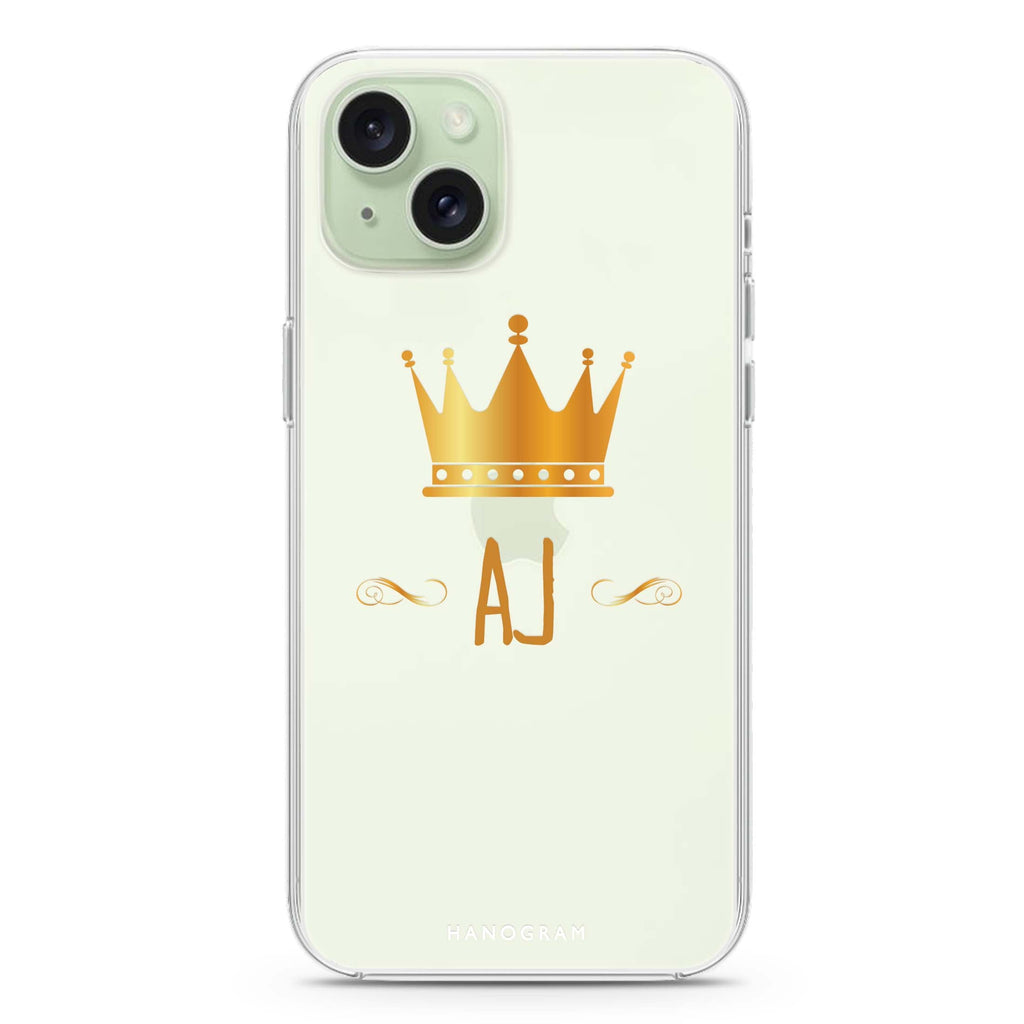 King's crown iPhone 15 水晶透明保護殼