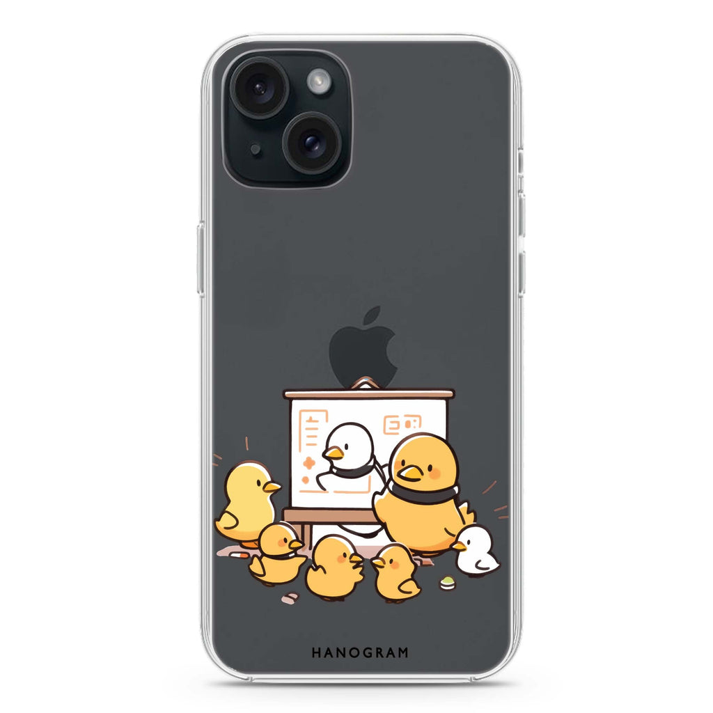 Duck Professor iPhone 15 Plus 水晶透明保護殼