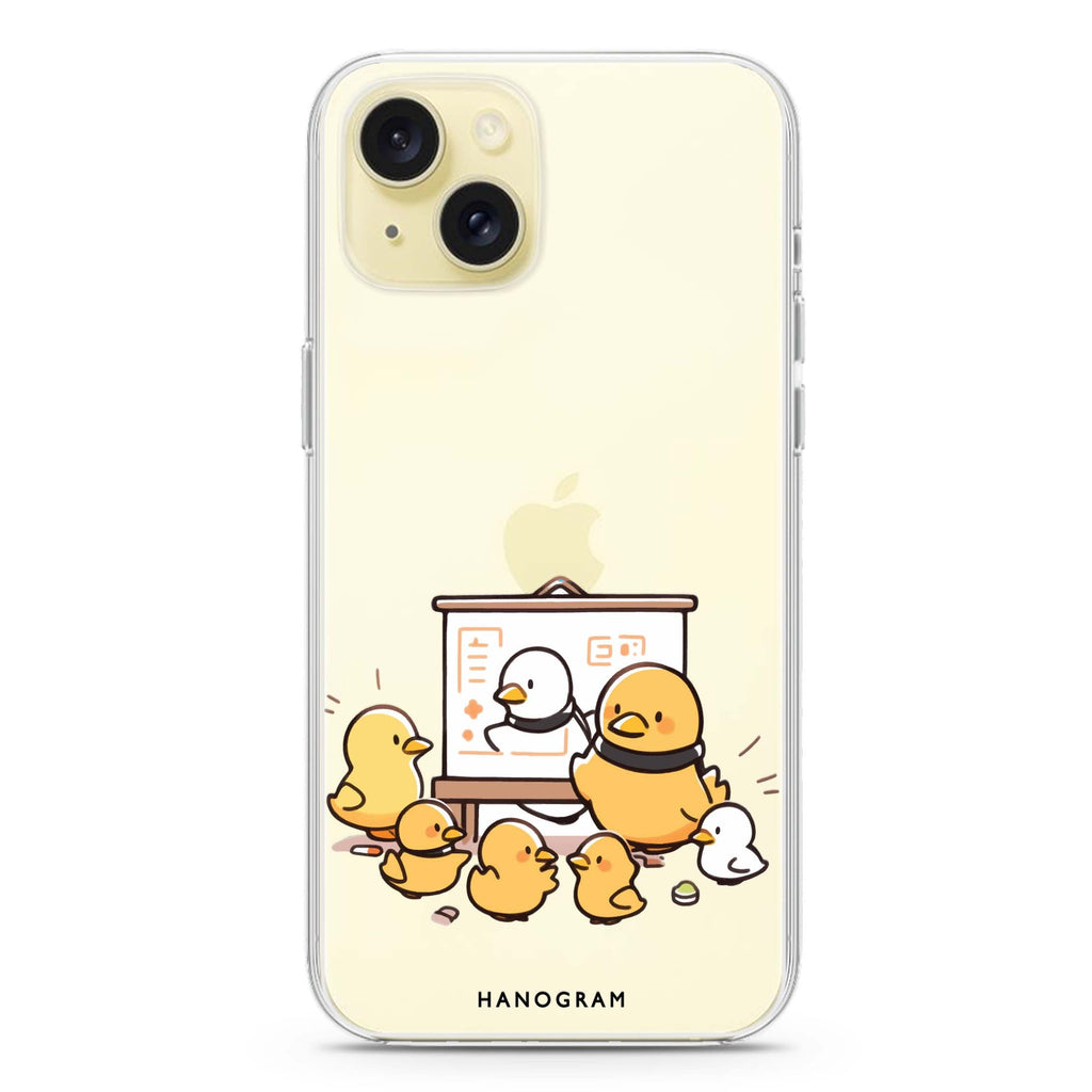 Duck Professor iPhone 15 水晶透明保護殼