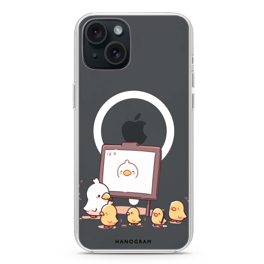 Quack Command iPhone 15 Plus Magsafe 兼容水晶透明保護殼
