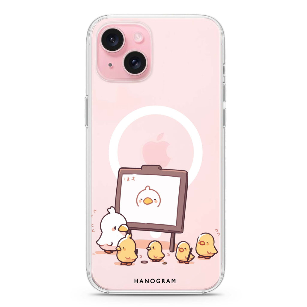 Quack Command iPhone 15 Magsafe 兼容水晶透明保護殼