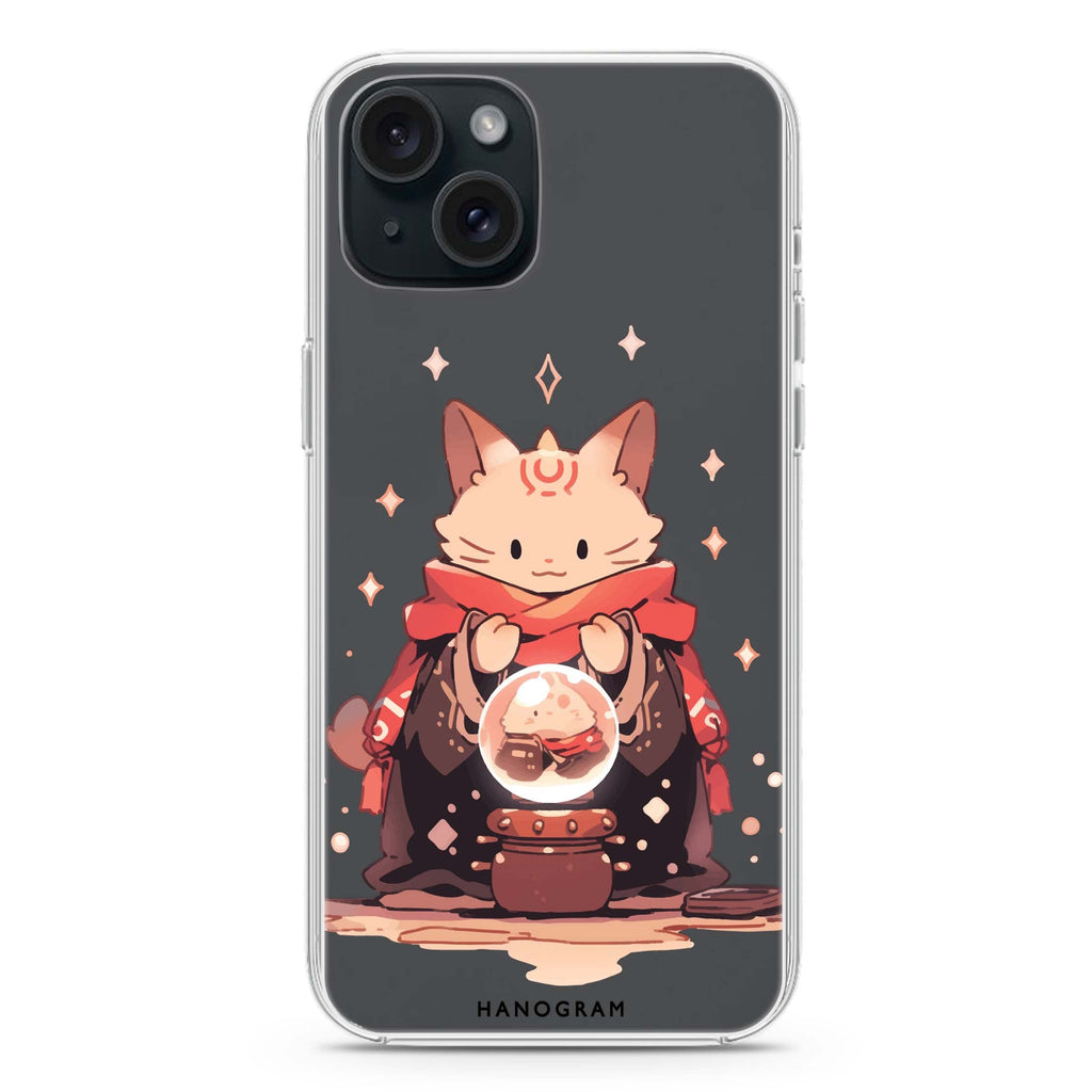 Mystic Feline iPhone 15 Plus 水晶透明保護殼
