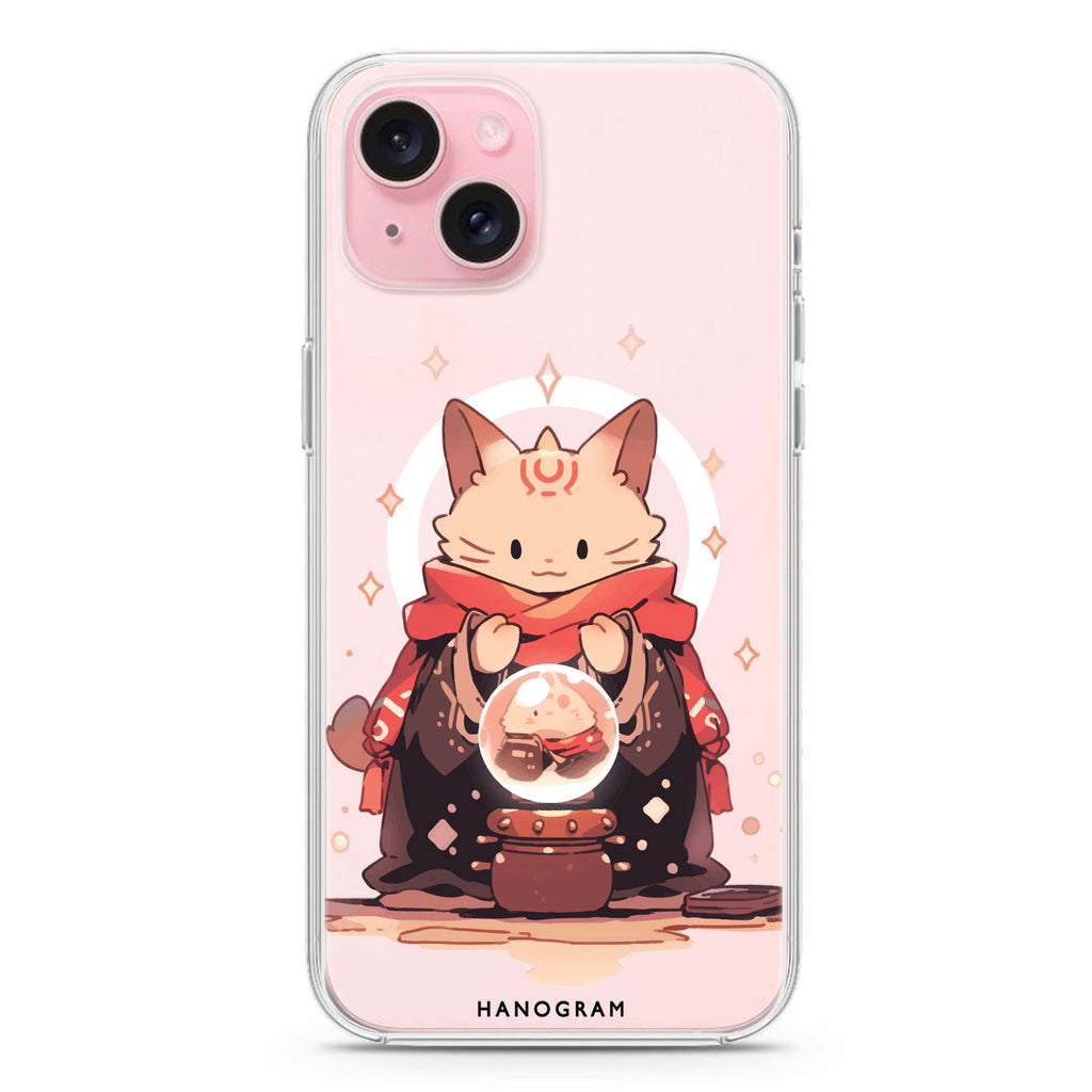 Mystic Feline iPhone 15 Plus Magsafe 兼容水晶透明保護殼