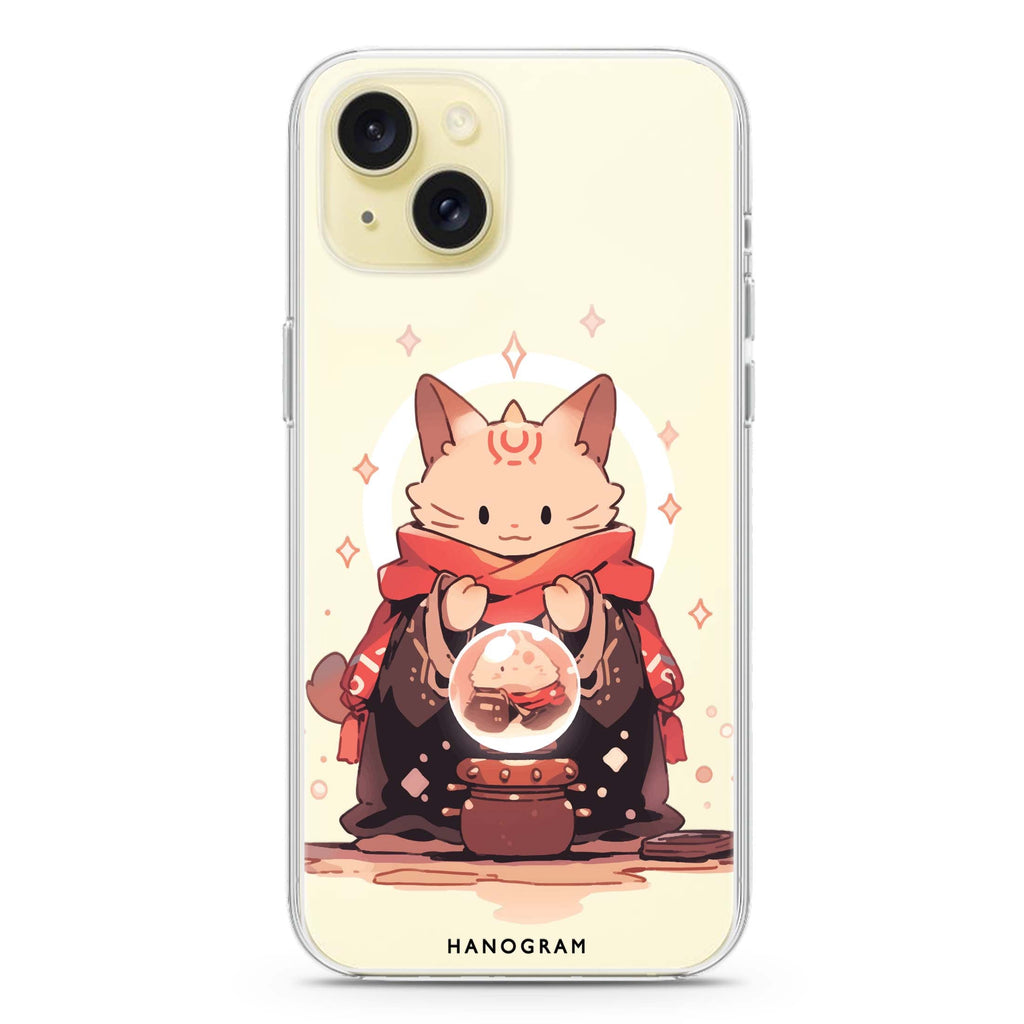 Mystic Feline iPhone 15 Magsafe 兼容水晶透明保護殼