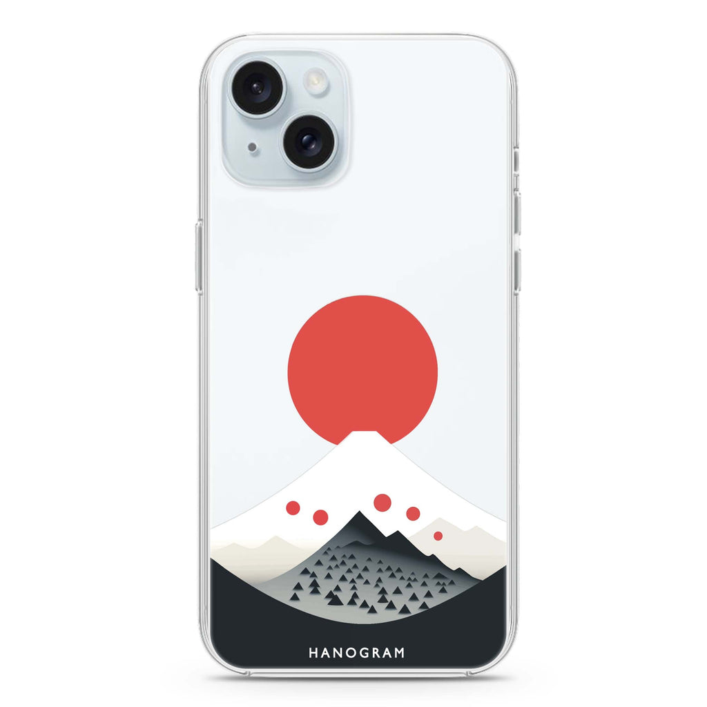 Fuji Majesty iPhone 15 水晶透明保護殼