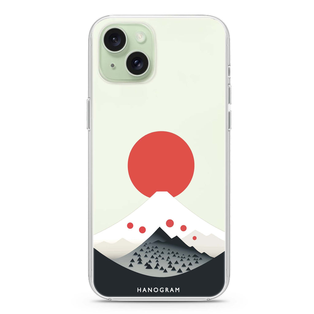 Fuji Majesty iPhone 15 Plus 水晶透明保護殼