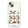 Zen Meowster iPhone 15 Magsafe 兼容水晶透明保護殼