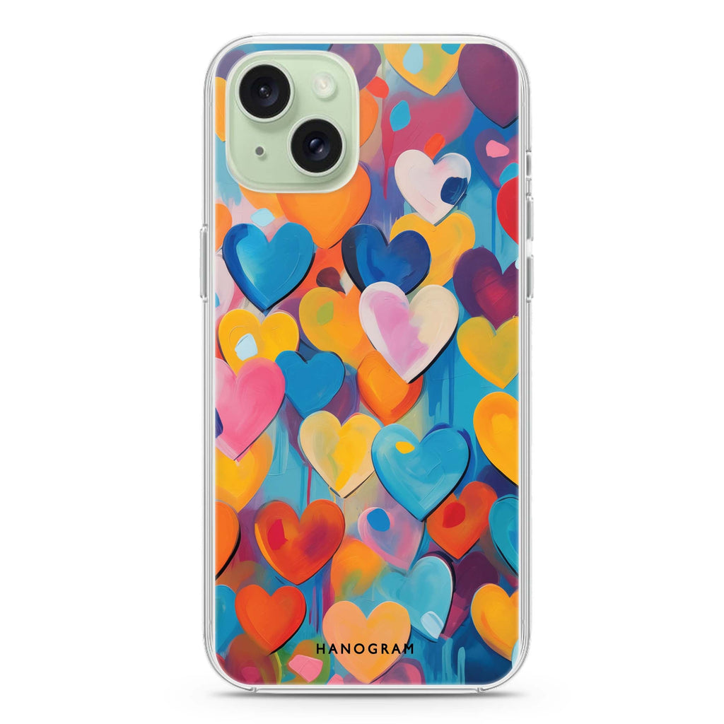 Heartflow Elegance iPhone 15 Magsafe 兼容水晶透明保護殼