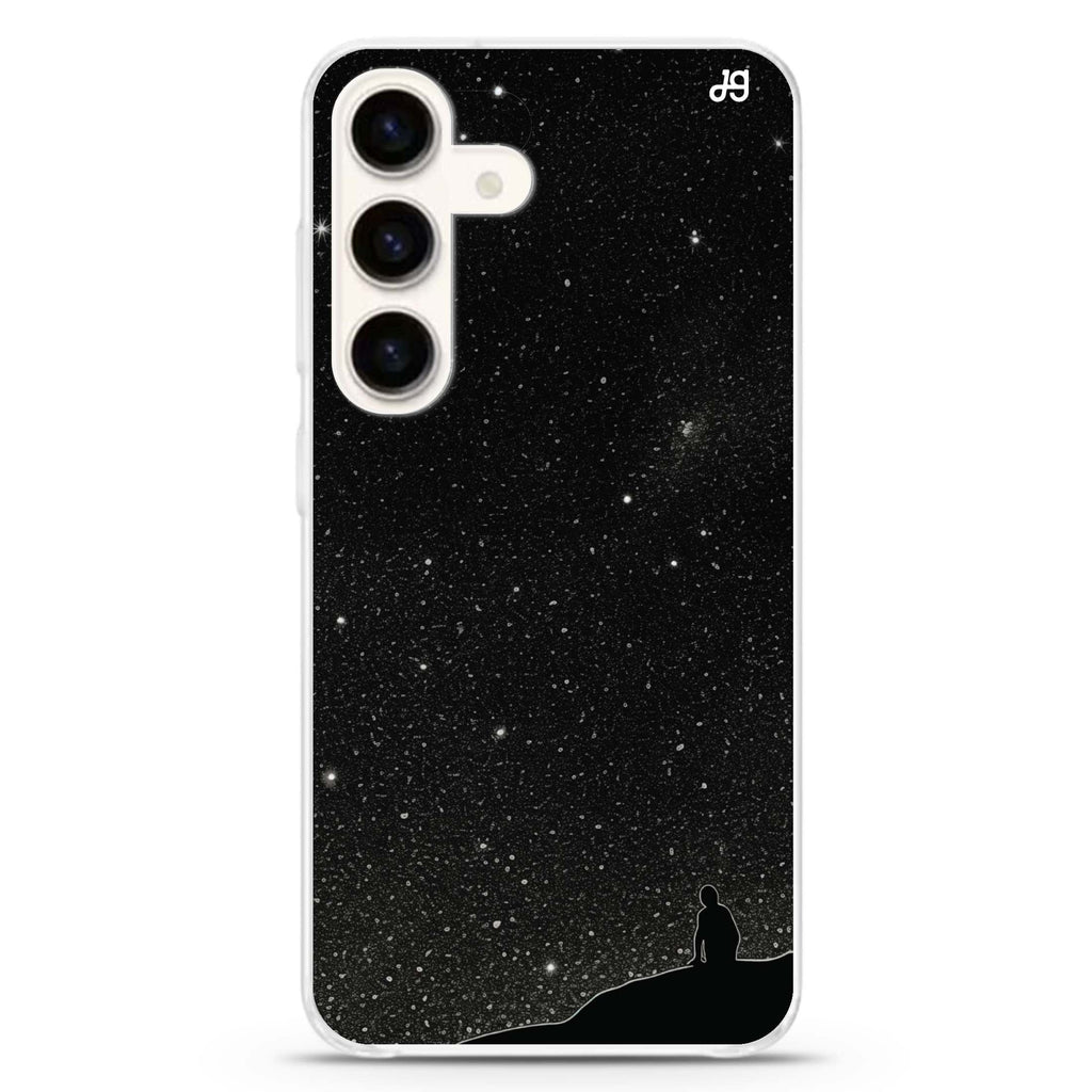 Starlit Wonder Samsung Galaxy S26/S25/S24 水晶透明保護殼正面展示