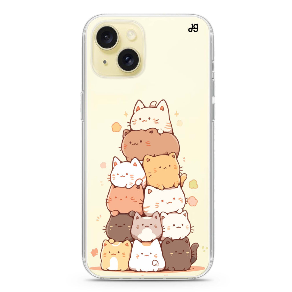 Kitty Cluster iPhone 15 Plus 水晶透明保護殼