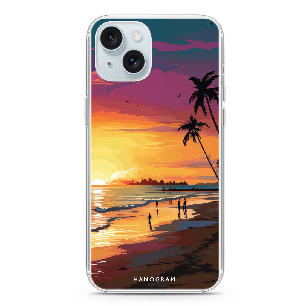 Sunset Glow iPhone 15 水晶透明保護殼