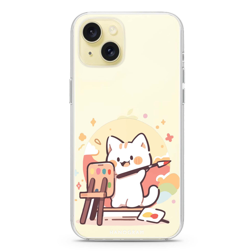 Feline Masterwork iPhone 15 Plus 水晶透明保護殼