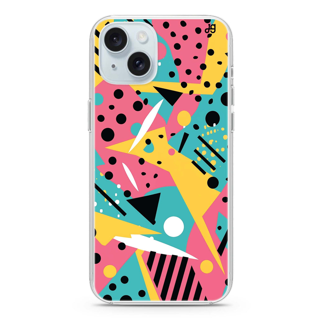 Pop Pastels iPhone 15 水晶透明保護殼