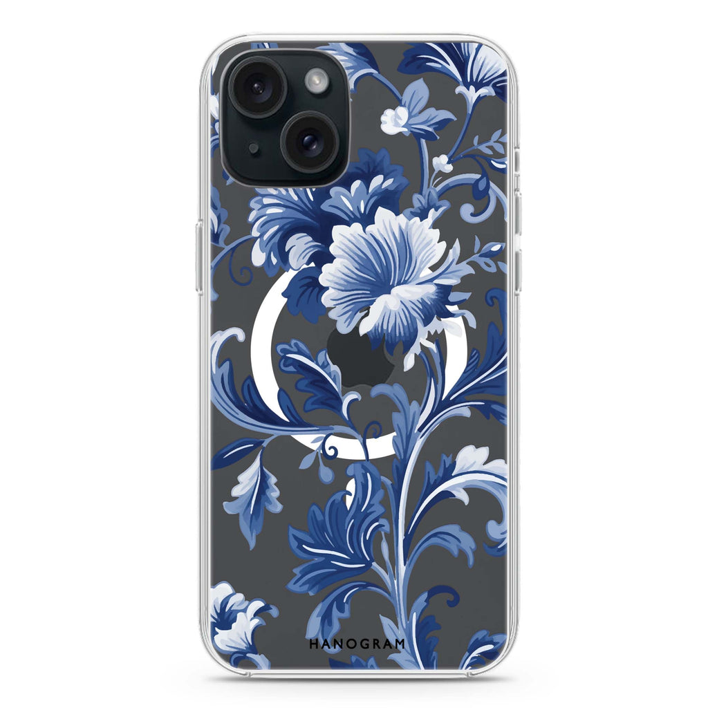 Sky Botanica iPhone 15 Plus Magsafe 兼容水晶透明保護殼
