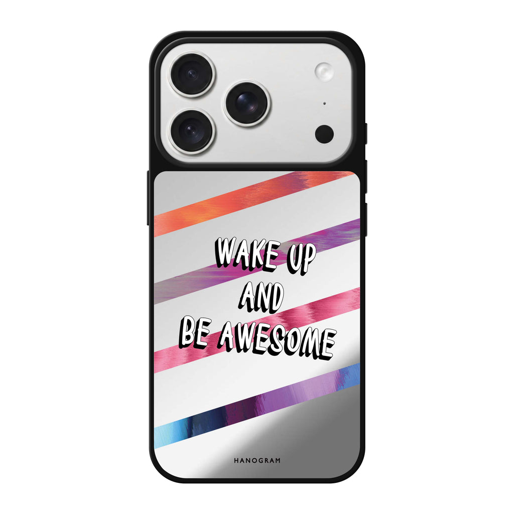 Wake up 鏡面手機殼